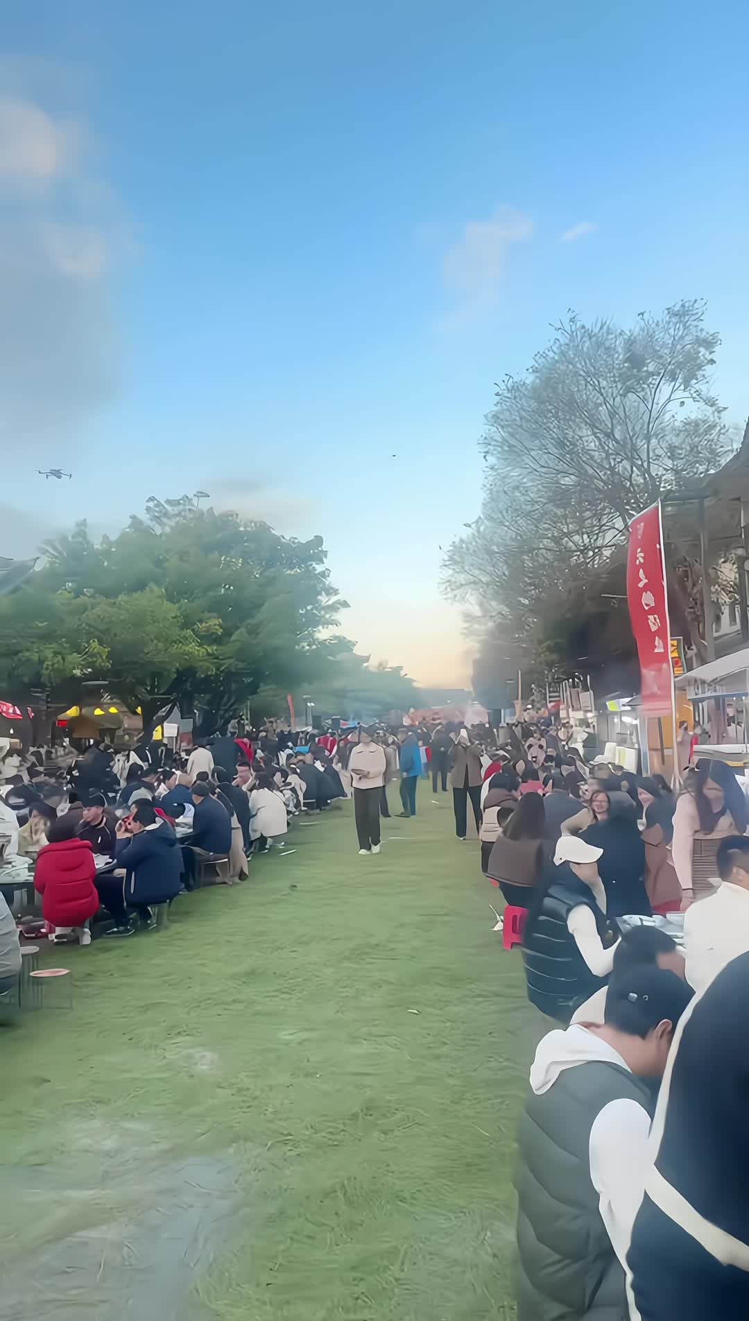 彝族年狂欢后跟肉丝老婆河边车震，楚雄